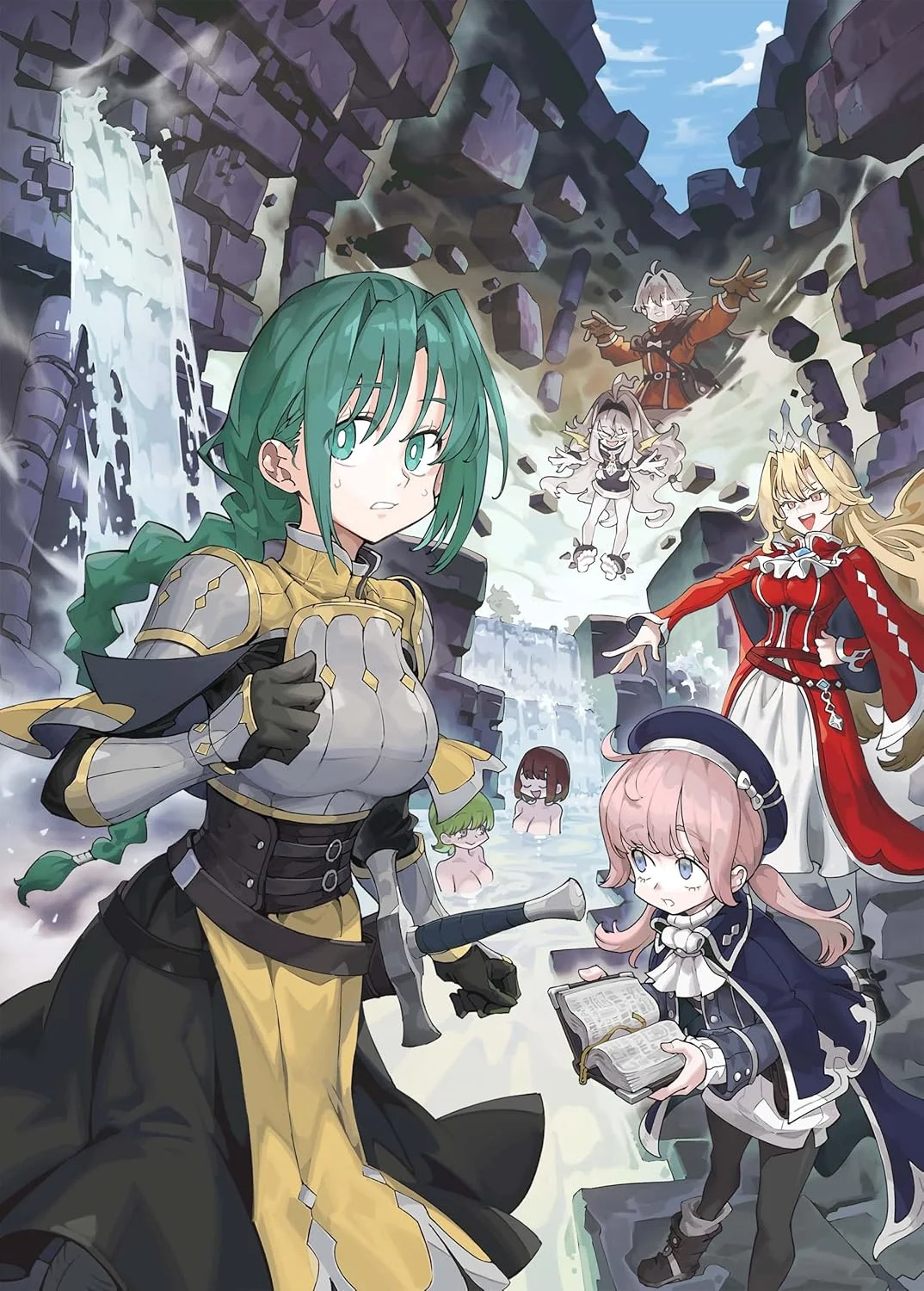 Isekai Tensei Dungeon Master Onsen Dungeon o Tsukuru Cover